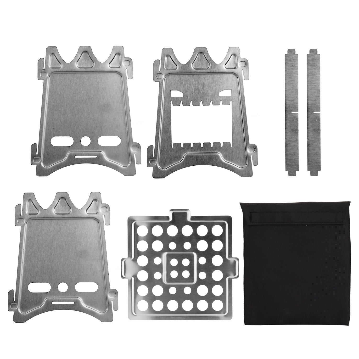 Camping Stove Stainless Steel Backpacking Stove Potable Wood Burning Stoves For Picnic BBQ Camp Hiking