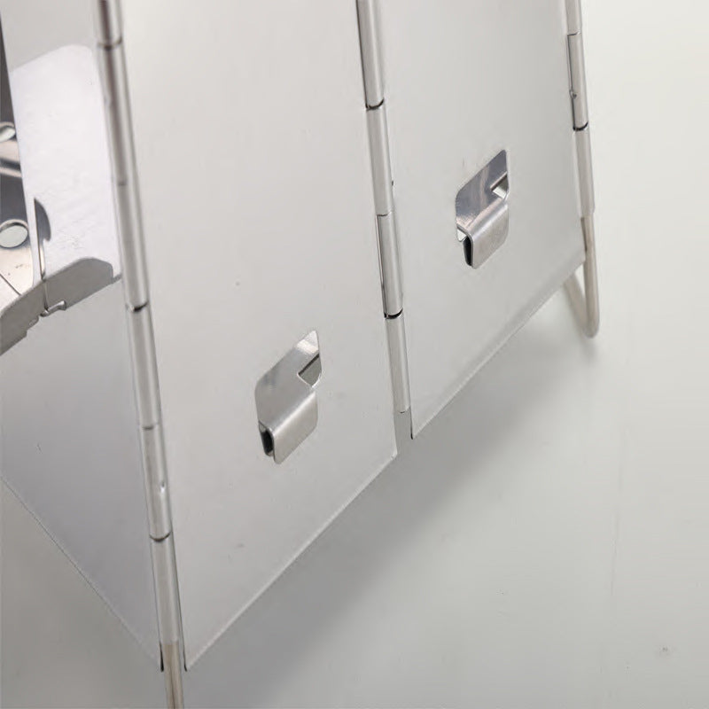 Convenient Outdoor Camping Wood Stove Burning Station