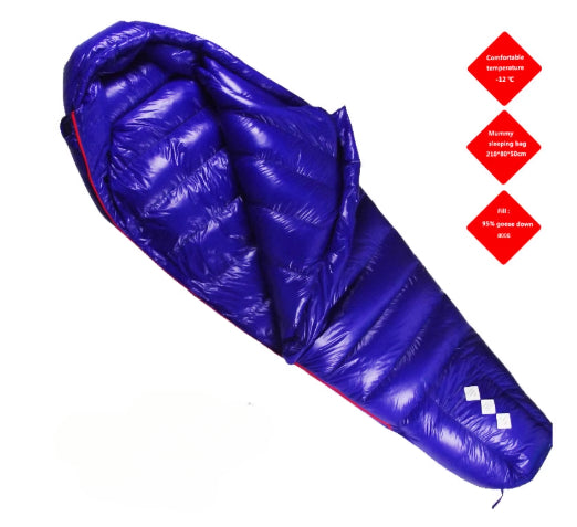 Outdoor Camping Thickened Portable Goose Down Sleeping Bag
