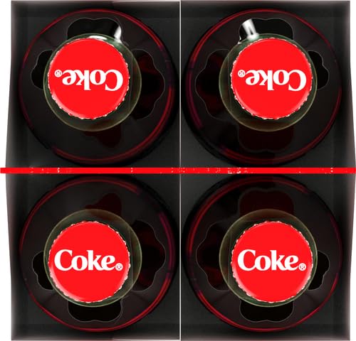 Coke de Mexico Glass Bottles, 12 Fl Oz (Pack of 4)
