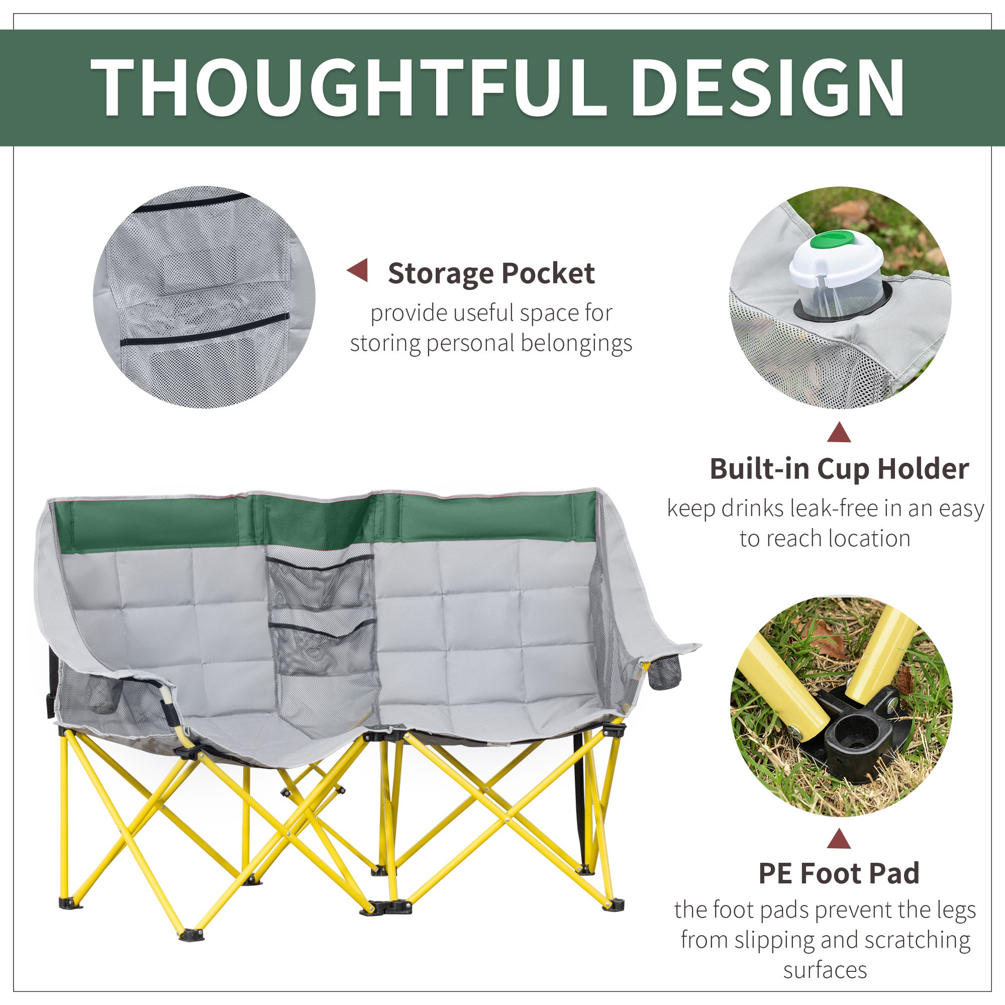 Loveseat Style Camping Chair