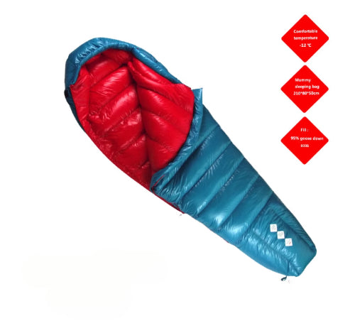 Outdoor Camping Thickened Portable Goose Down Sleeping Bag