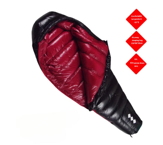Outdoor Camping Thickened Portable Goose Down Sleeping Bag
