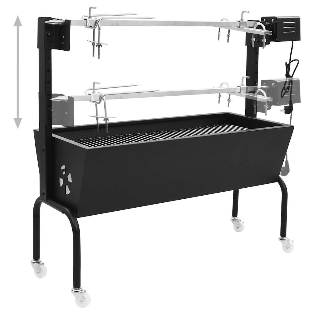 Electric BBQ Rotisserie Stainless Steel