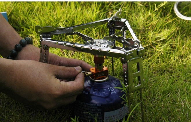 Camping Portable Foldable Camping Stove Bracket Alcohol Stove Wood Stove Burner Oil Stove Bracket Reinforced Base