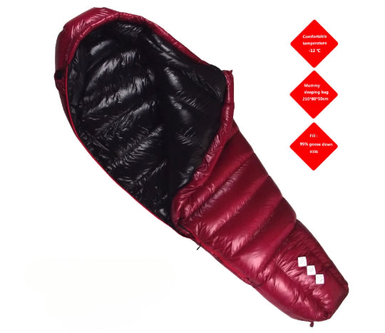 Outdoor Camping Thickened Portable Goose Down Sleeping Bag