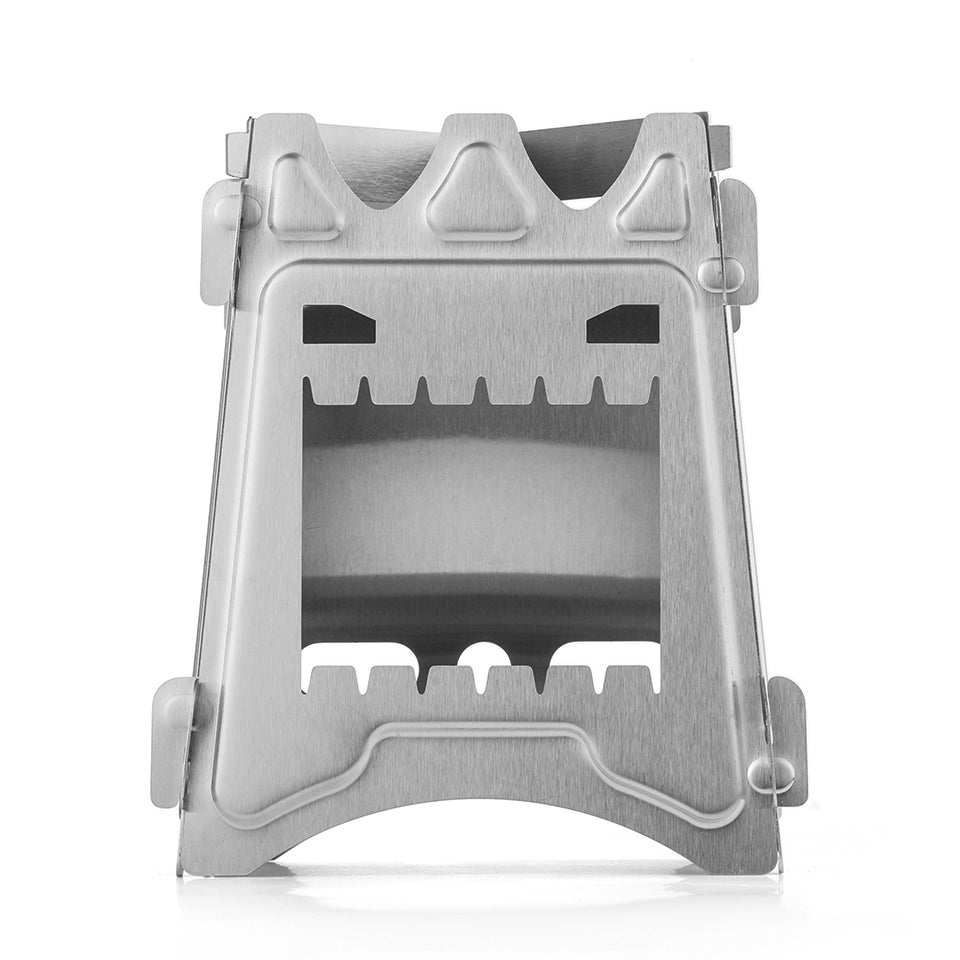 Outdoor Camping Folding Stainless Steel Wood Stove