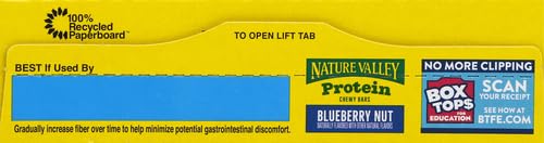 Nature Valley Chewy Protein Granola Bars, Peanut Butter Dark Chocolate, 10 Bars, 14.2 OZ