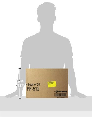 Prevail Per-Fit Daily Protective Underwear, Unisex Adult Disposable Adult Diaper for Men & Women, Extra Absorbency, Medium, 80 Count (4 Packs of 20)