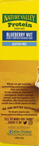 Nature Valley Chewy Protein Granola Bars, Peanut Butter Dark Chocolate, 10 Bars, 14.2 OZ