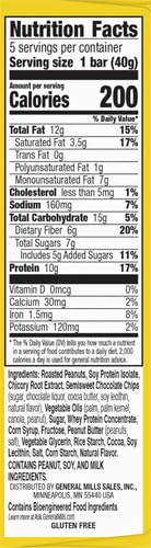 Nature Valley Chewy Protein Granola Bars, Peanut Butter Dark Chocolate, 10 Bars, 14.2 OZ