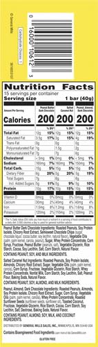 Nature Valley Chewy Protein Granola Bars, Peanut Butter Dark Chocolate, 10 Bars, 14.2 OZ
