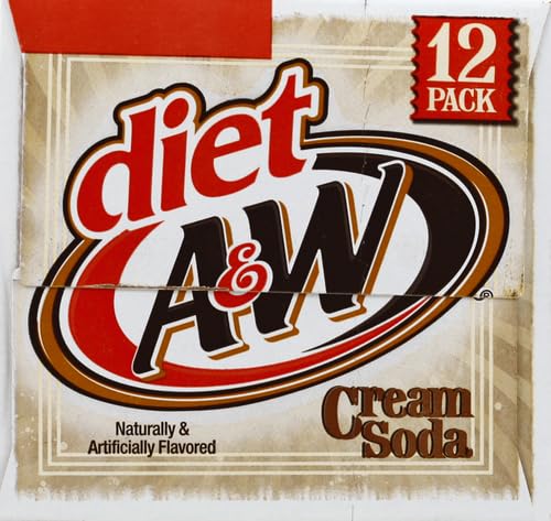 A&W Diet Cream Soda, 12 Fl Oz (pack of 12)
