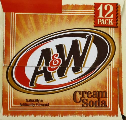 A&W Cream Soda, 12 Fl Oz Cans, 12 pack