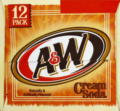 A&W Cream Soda, 12 Fl Oz Cans, 12 pack