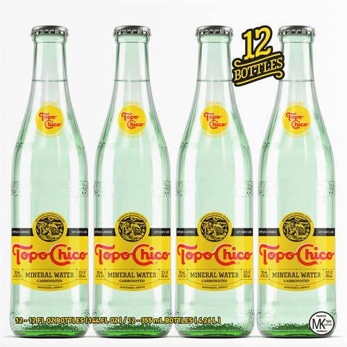 Topo Chico Mineral Water (Glass), 6.5-Ounce (Pack of 20)