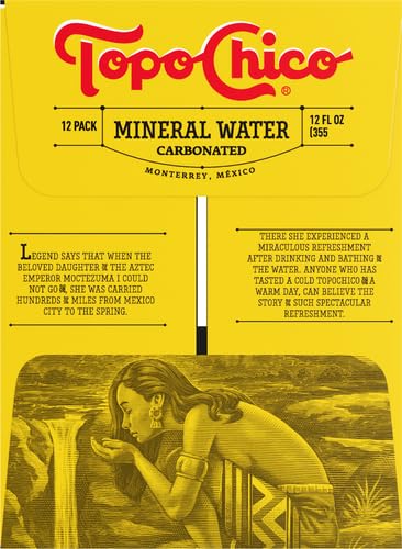 Topo Chico Mineral Water (Glass), 6.5-Ounce (Pack of 20)