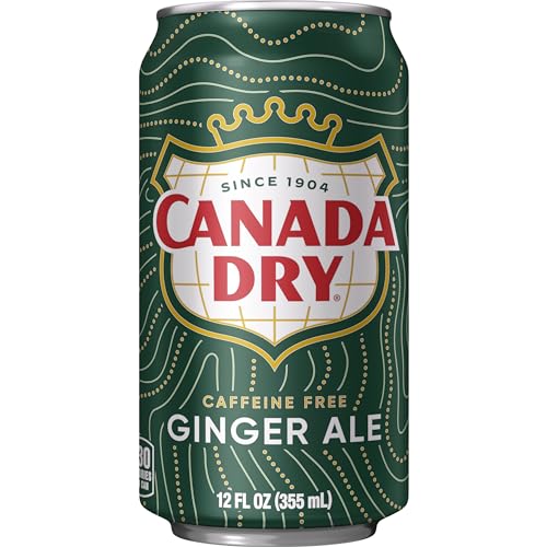 Canada Dry Zero Sugar Ginger Ale Soda, 12 fl oz cans, 12 pack