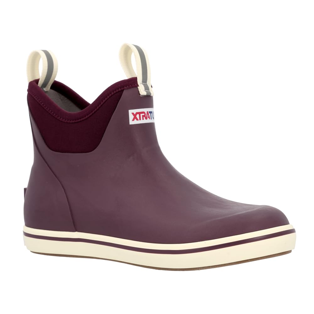 Xtratuf womens Durable Waterproof Breathable Slip-resistant 6 Inch Ankle Deck Boots