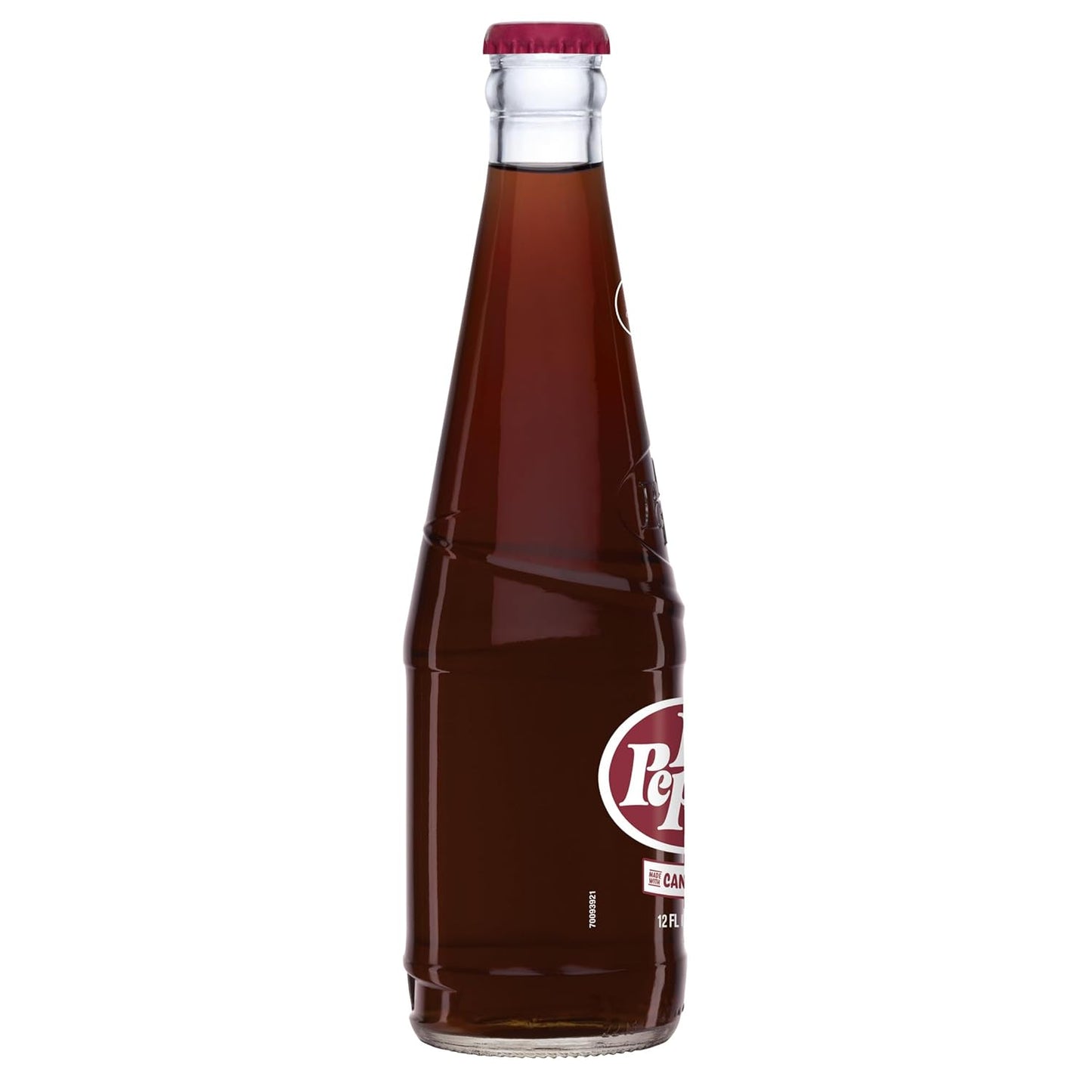 Dr Pepper Real Sugar Soda 12 Oz Glass Bottle (Pack of 6, Total of 72 Oz)