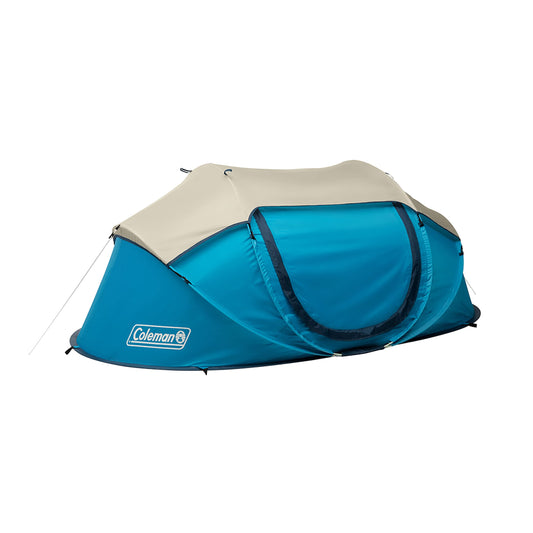 Coleman Pop-Up Instant Tent Sets Up in 10 Seconds, Portable & Lightweight 2/4 Person Weatherproof Camping Tent with Adjustable Rainfly
