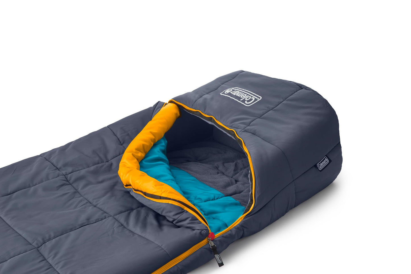 Coleman Big Bay 0/20/40°F Cold-Weather Sleeping Bag, Adult Mummy Sleeping Bag with Headrest, Foot Ventilation, & Storage Sack, Big & Tall Options