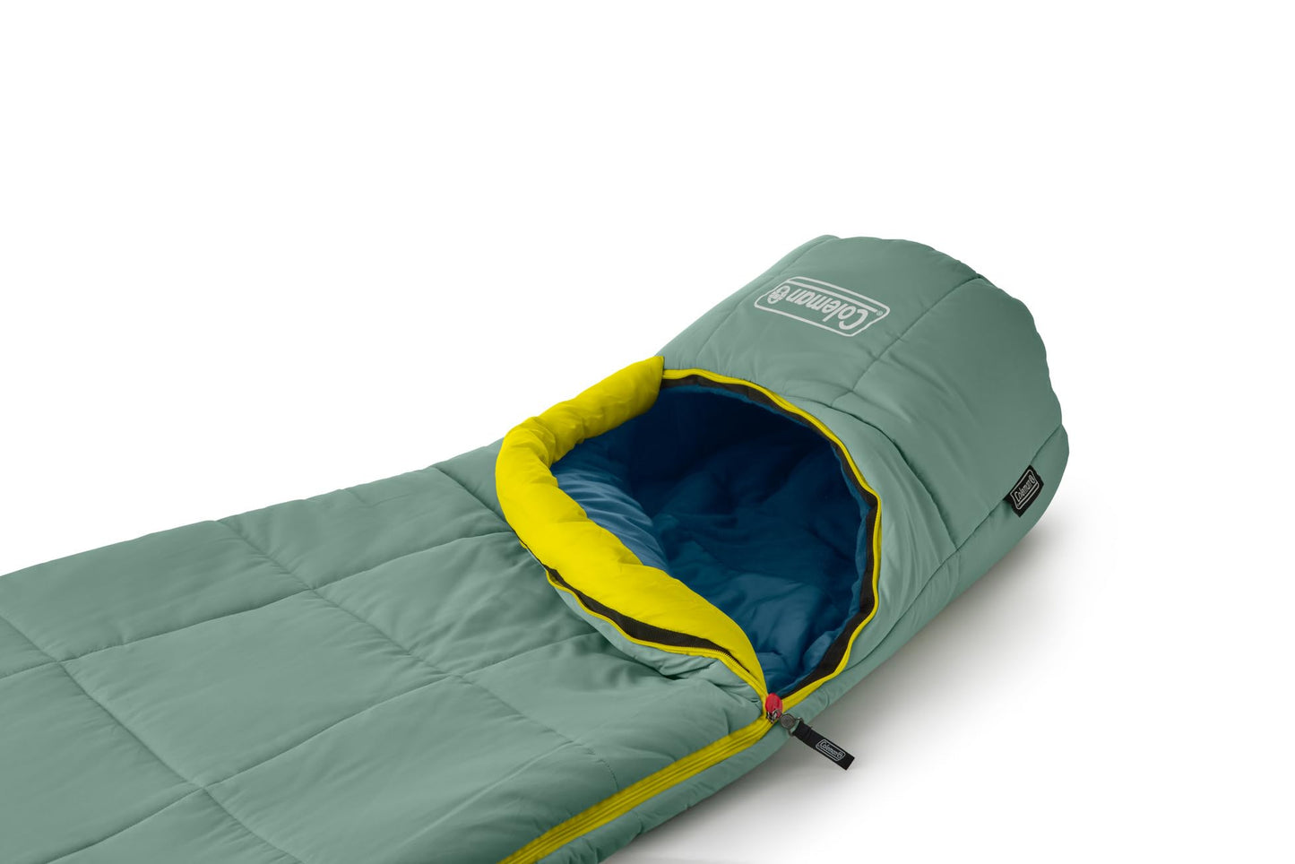 Coleman Big Bay 0/20/40°F Cold-Weather Sleeping Bag, Adult Mummy Sleeping Bag with Headrest, Foot Ventilation, & Storage Sack, Big & Tall Options