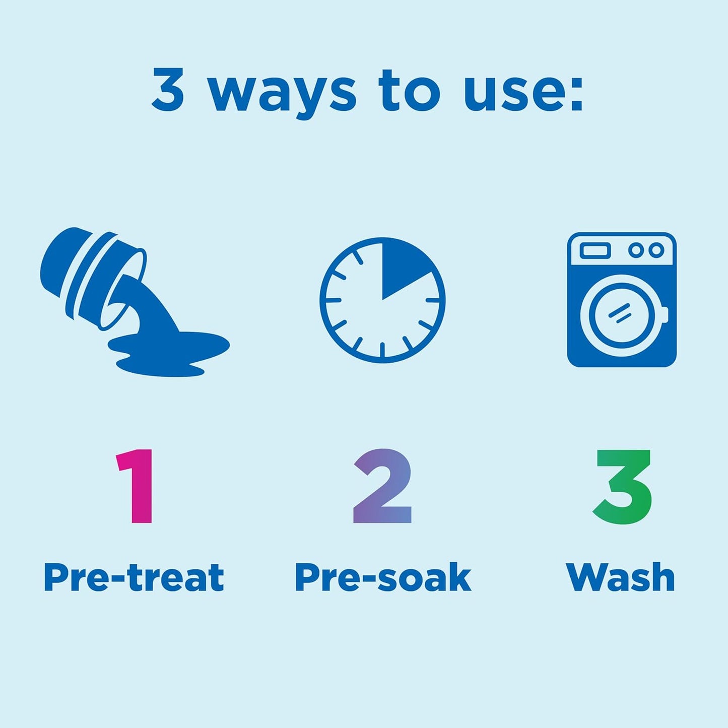 Clorox 2 for Colors Stain Remover & Laundry Additive, Free and Clear, 66 Fl Oz (Pack May Vary)