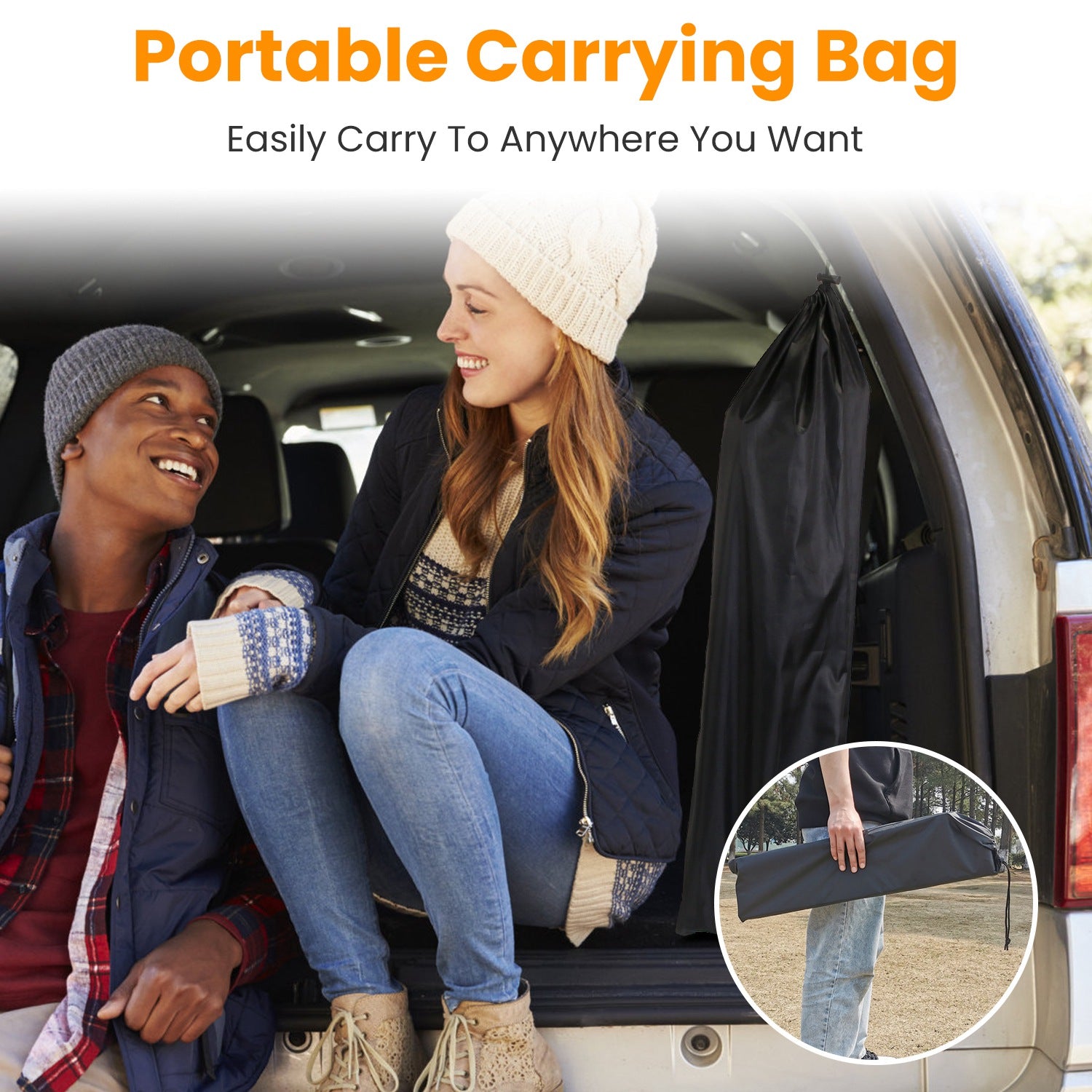 1Pc Foldable Camping Table With Storage Basket Rustproof Portable Aluminum Alloy Roll-Up Camping Table With Carrying Bag For Camping Hiking BBQ Picnic Fishing Fedex Shipping