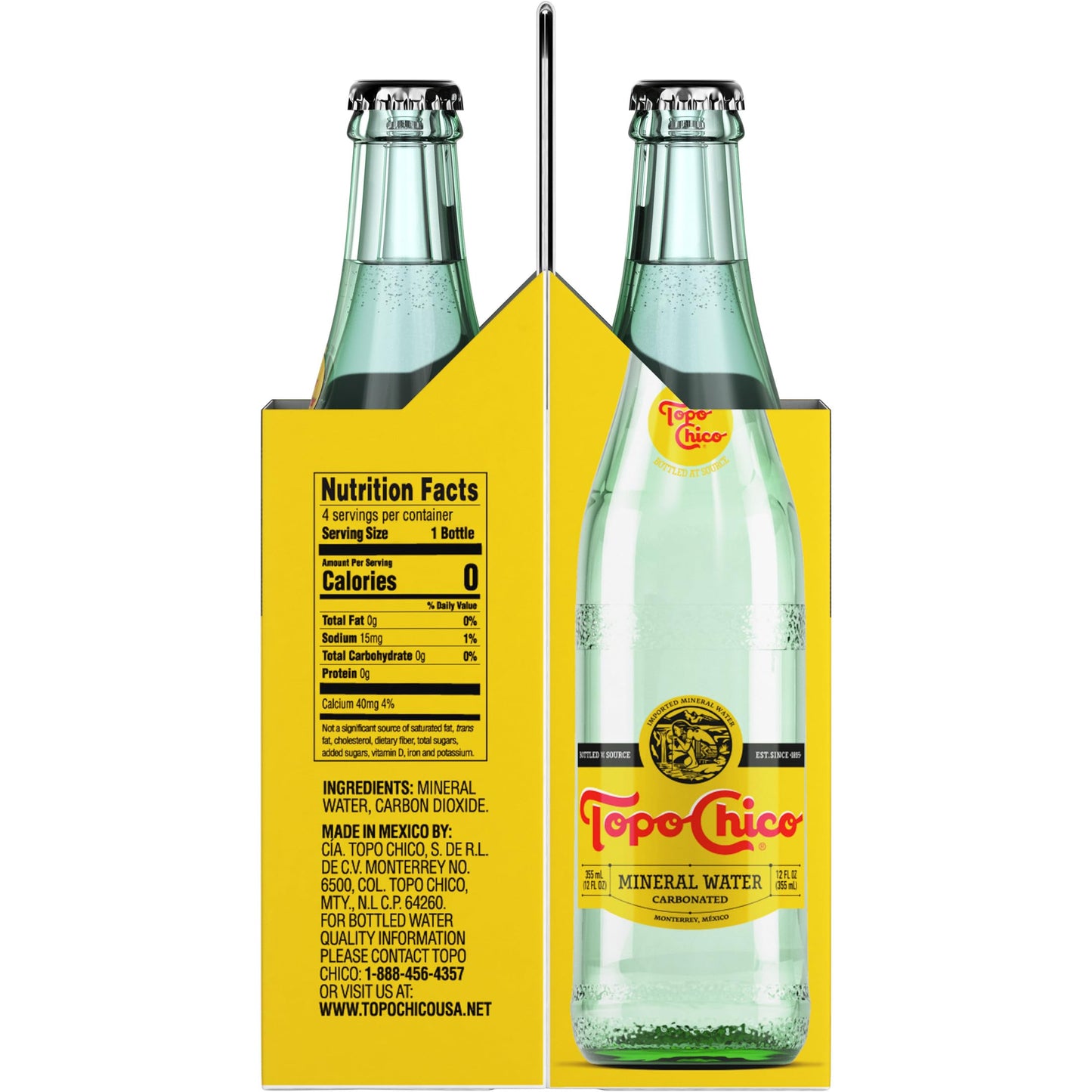 Topo Chico Mineral Water (Glass), 6.5-Ounce (Pack of 20)