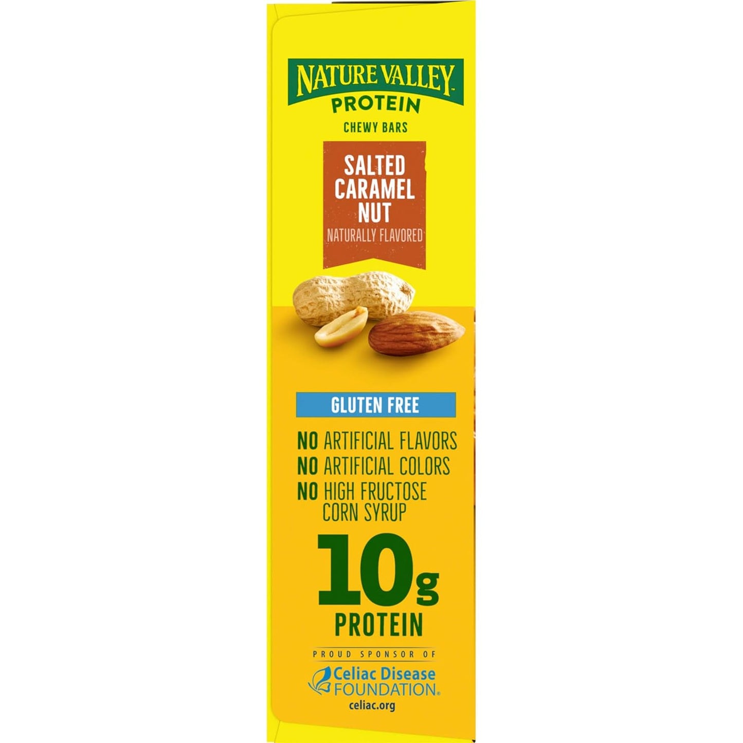 Nature Valley Chewy Protein Granola Bars, Peanut Butter Dark Chocolate, 10 Bars, 14.2 OZ