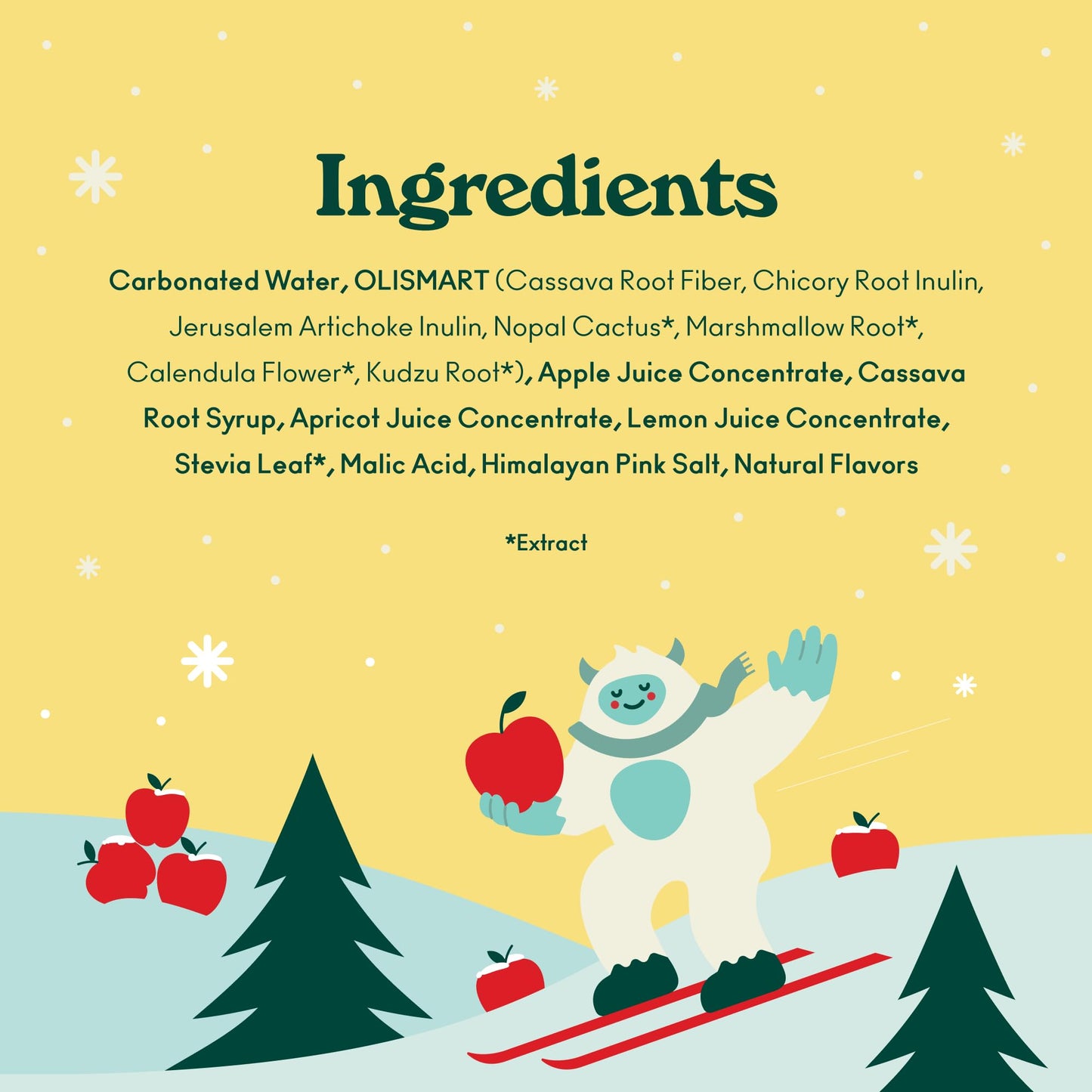 OLIPOP Prebiotic Soda Pop, SpongeBob Pineapple Paradise, Pantry Pack Packed with Prebiotics, Fiber, and Botanicals, Gluten Free, Vegan, GMO Free, 12oz Skinny Can (12-Cans)