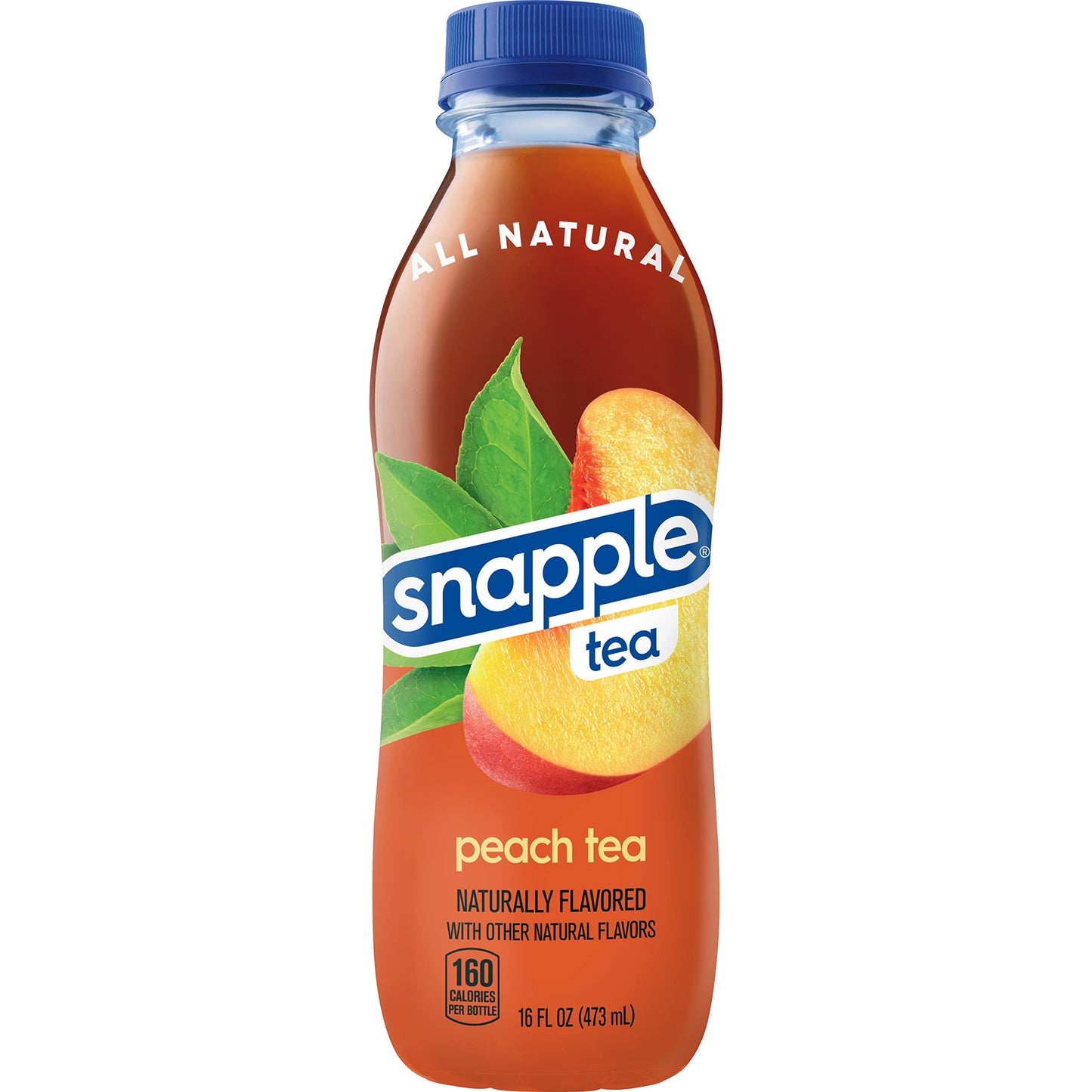 Snapple Zero Sugar Half 'n Half Tea, 16 fl oz recycled plastic bottle, 6 pack
