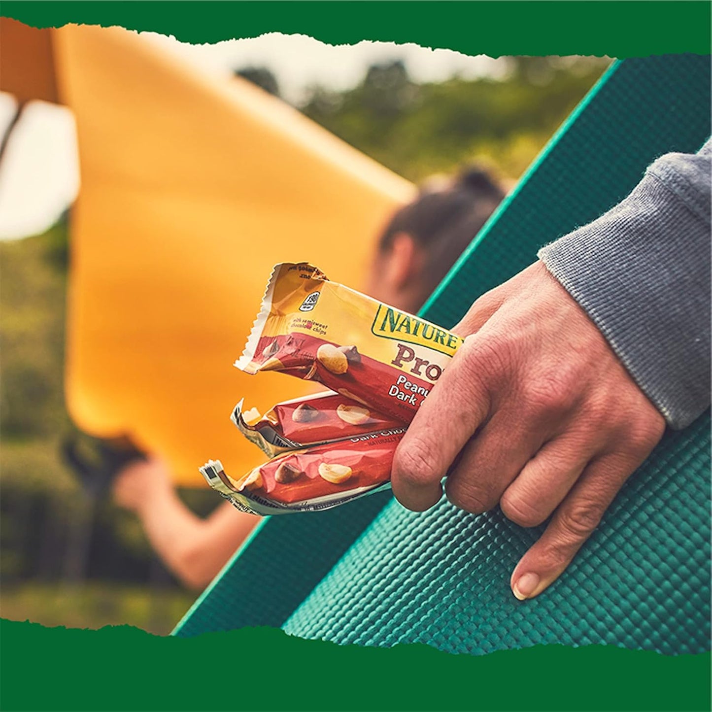 Nature Valley Chewy Protein Granola Bars, Peanut Butter Dark Chocolate, 10 Bars, 14.2 OZ