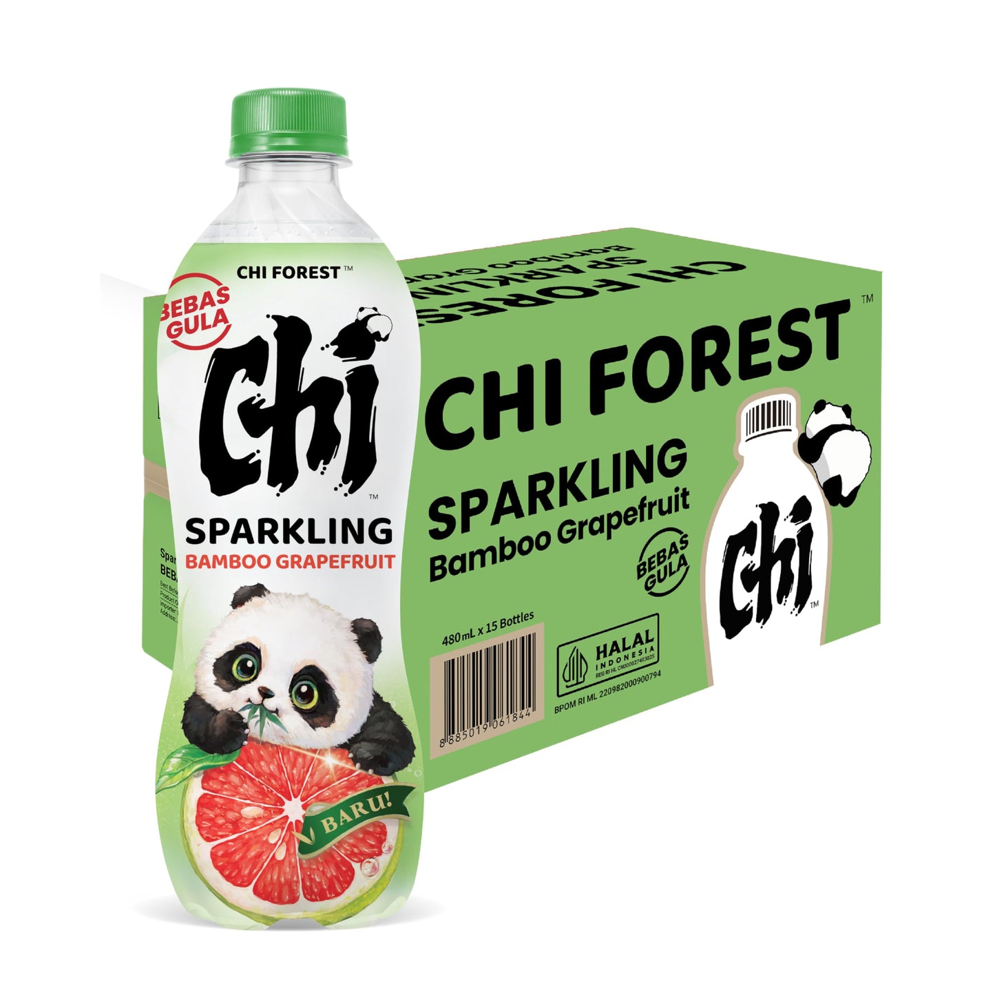 CHI FOREST Sparkling Water Beverage, 4 Flavors Variety Pack, Zero Sugar, 11.16 fl oz Cans (Pack of 24)