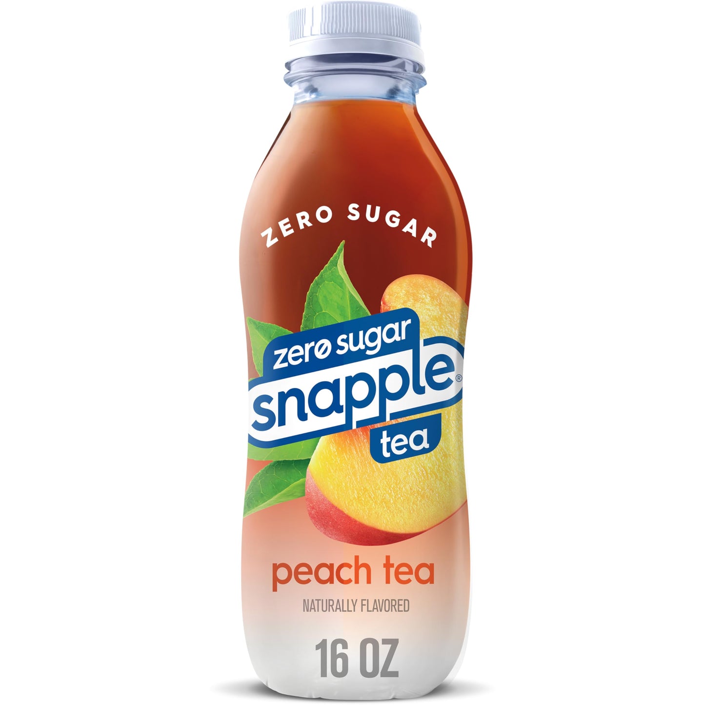 Snapple Zero Sugar Half 'n Half Tea, 16 fl oz recycled plastic bottle, 6 pack