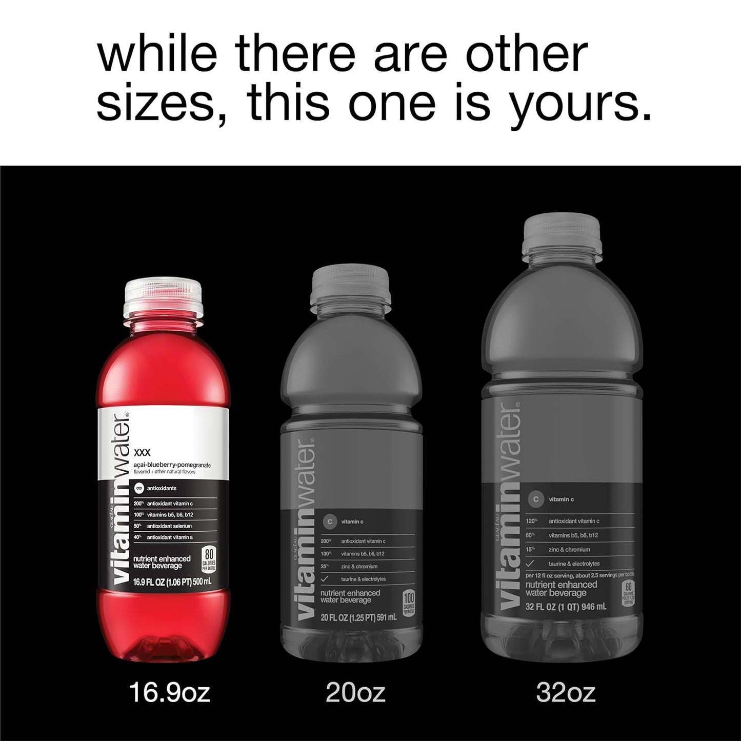 vitaminwater XXX, 16.9 fl oz, 6 Pack (786162103543)