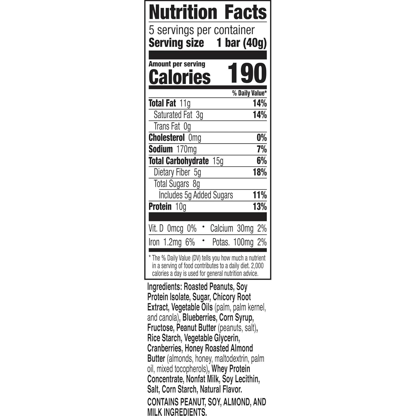 Nature Valley Chewy Protein Granola Bars, Peanut Butter Dark Chocolate, 10 Bars, 14.2 OZ