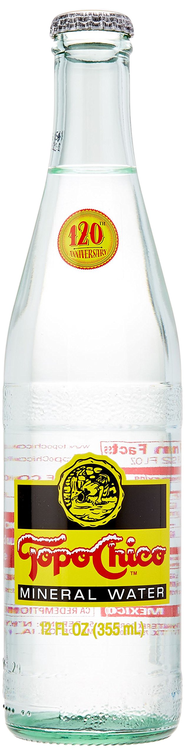 Topo Chico Mineral Water (Glass), 6.5-Ounce (Pack of 20)