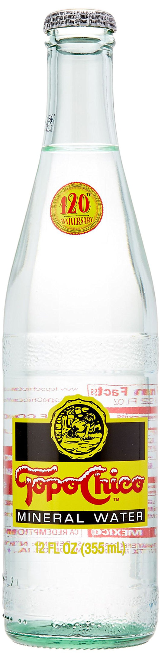 Topo Chico Mineral Water (Glass), 6.5-Ounce (Pack of 20)