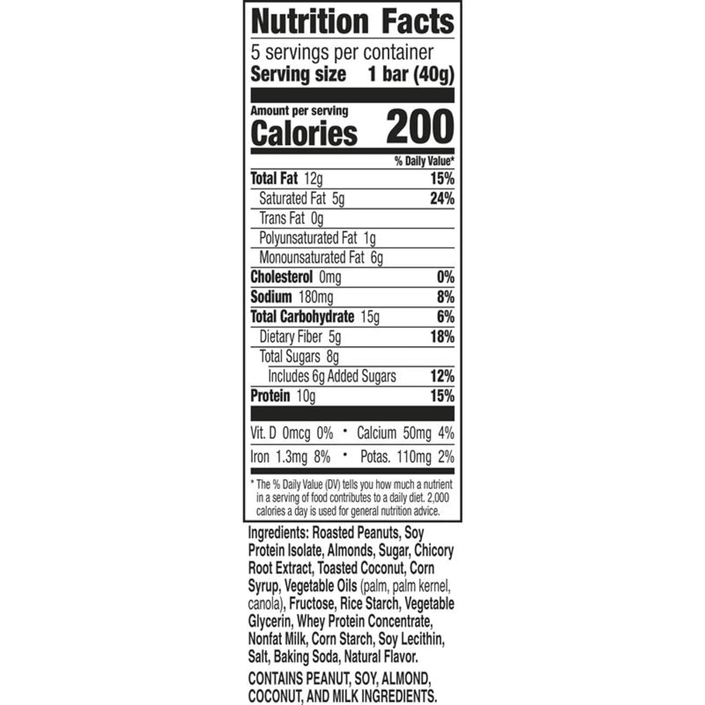 Nature Valley Chewy Protein Granola Bars, Peanut Butter Dark Chocolate, 10 Bars, 14.2 OZ
