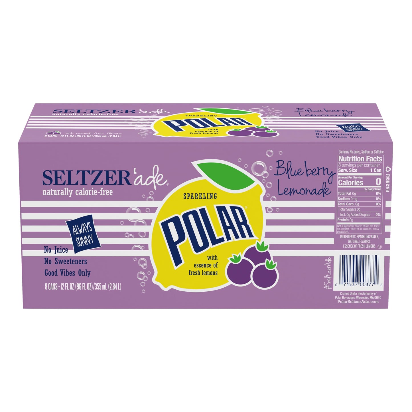Polar Seltzer Raspberry Lime, 12 fl oz (Pack of 12)