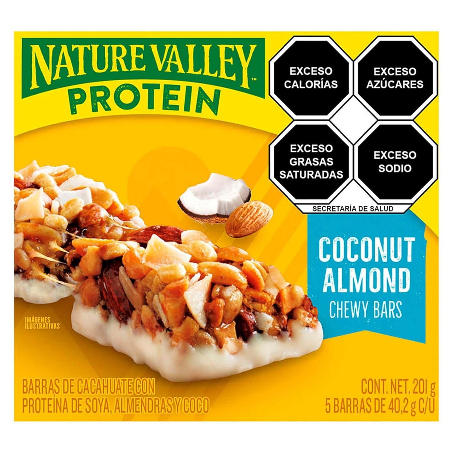 Nature Valley Chewy Protein Granola Bars, Peanut Butter Dark Chocolate, 10 Bars, 14.2 OZ