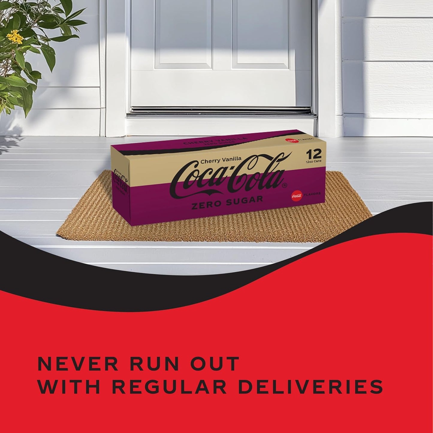 Coca-Cola Cherry Zero Soda, 12 Fl Oz (pack of 12)