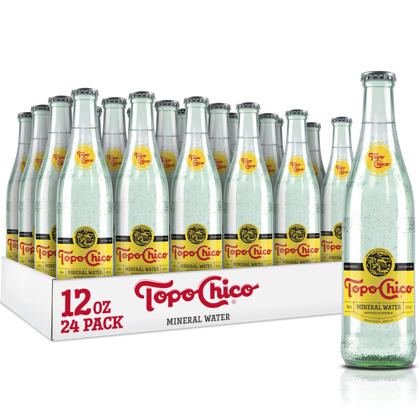 Topo Chico Mineral Water (Glass), 6.5-Ounce (Pack of 20)
