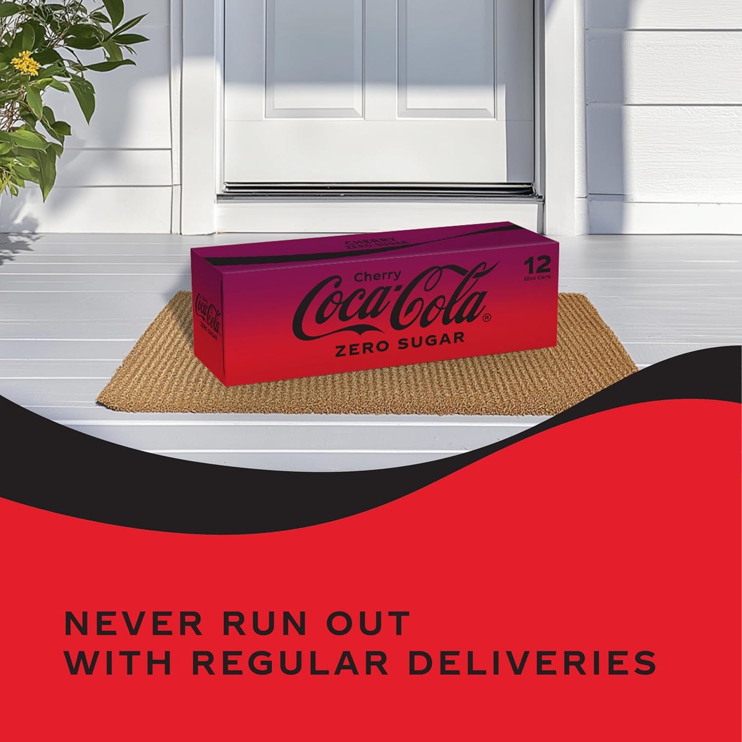 Coca-Cola Cherry Zero Soda, 12 Fl Oz (pack of 12)