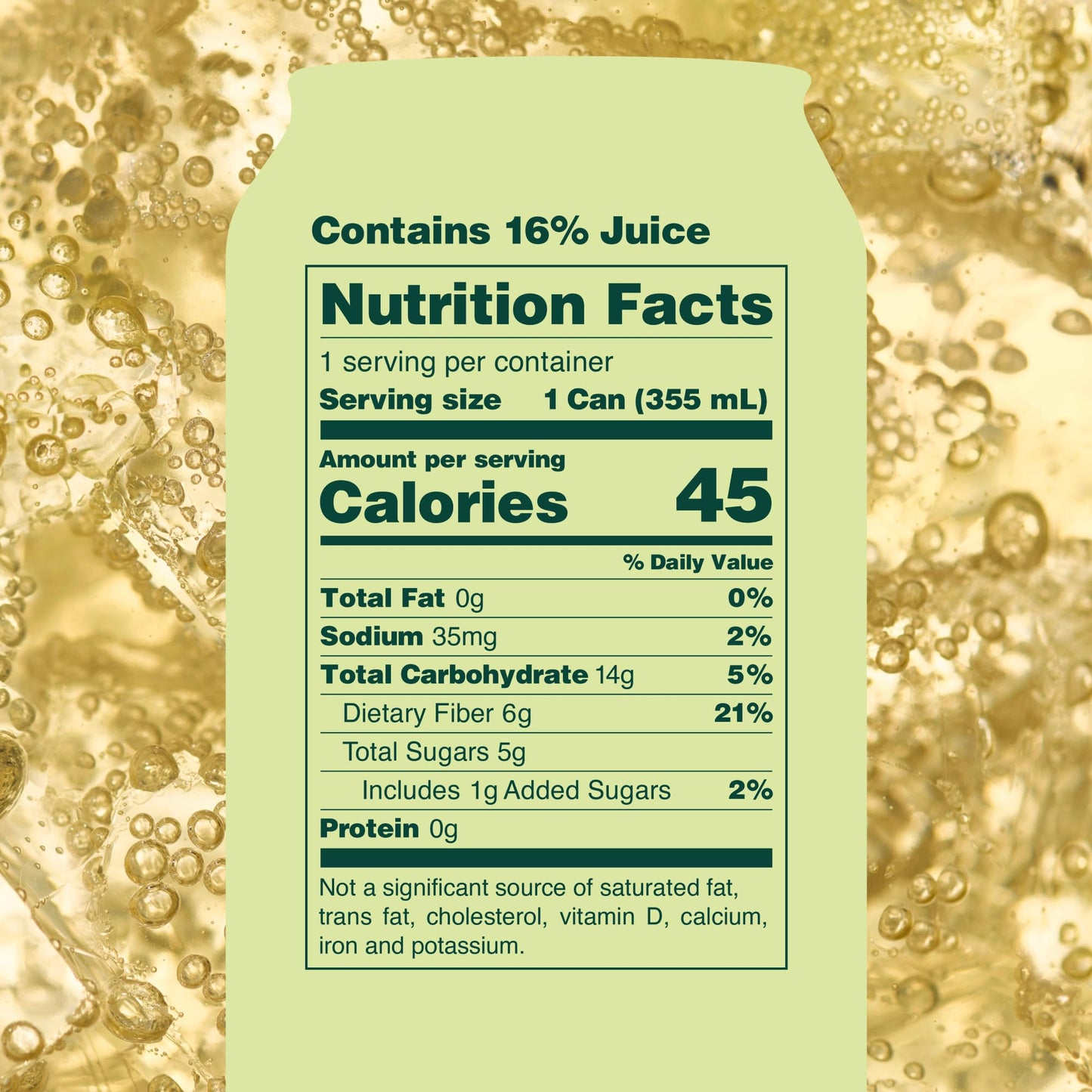 OLIPOP Prebiotic Soda Pop, SpongeBob Pineapple Paradise, Pantry Pack Packed with Prebiotics, Fiber, and Botanicals, Gluten Free, Vegan, GMO Free, 12oz Skinny Can (12-Cans)