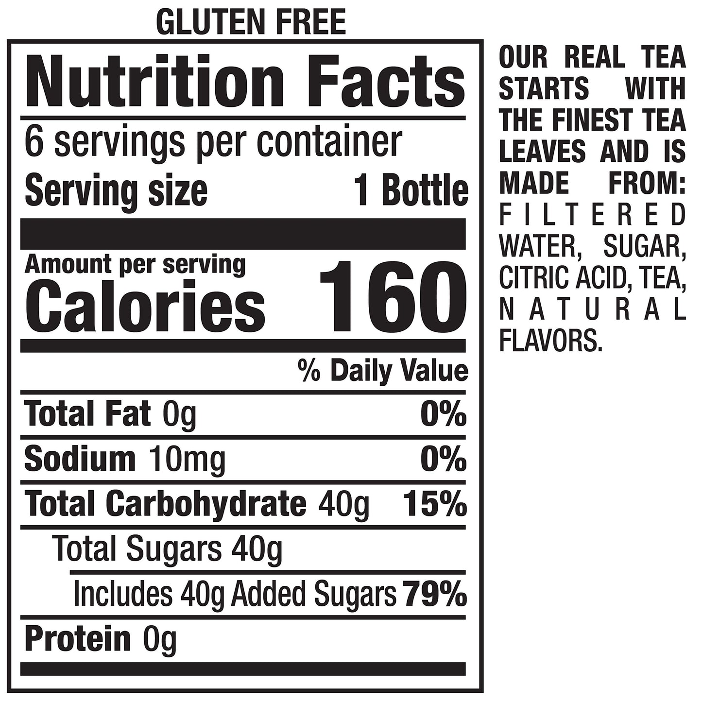 Snapple Zero Sugar Half 'n Half Tea, 16 fl oz recycled plastic bottle, 6 pack