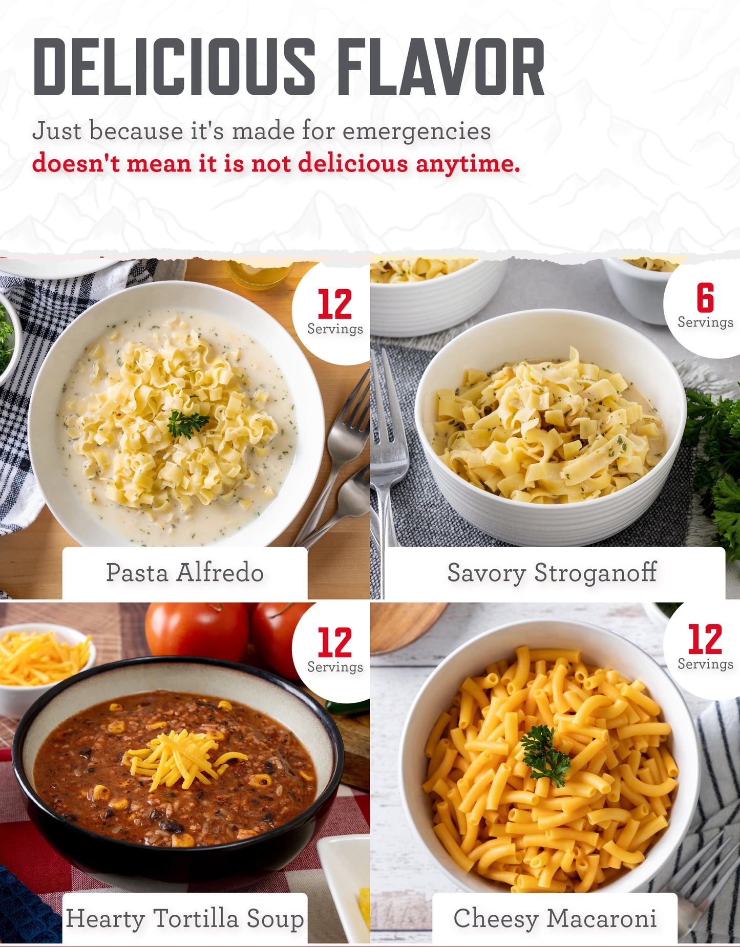 ReadyWise Emergency Food Supply - 120 Servings Favorites Sample Bucket, Survival Food Kit, Freeze Dried Prepper Food & Dehydrated Meals for Camping Essentials & Backpacking, up to 25 Year Shelf Life