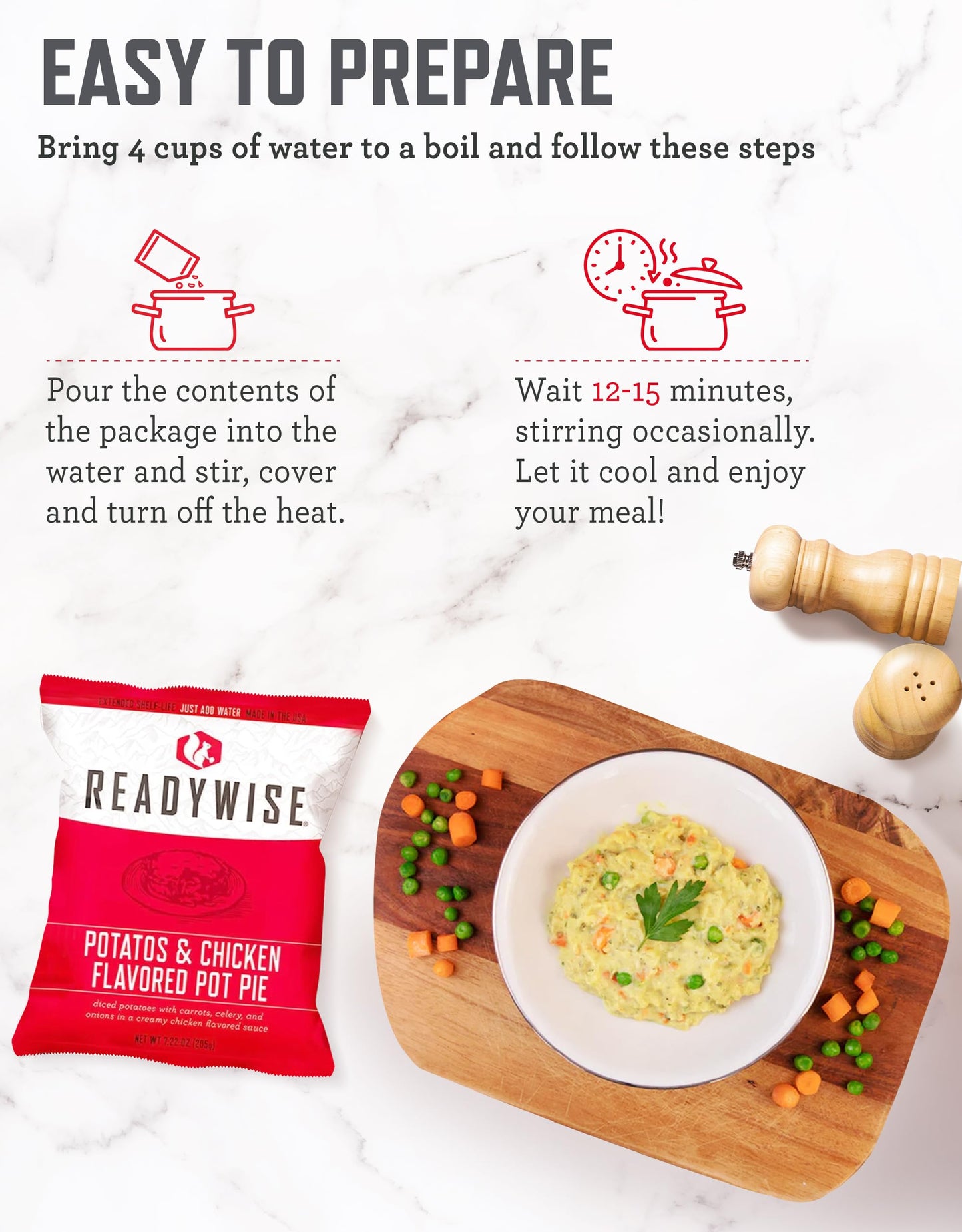 ReadyWise Emergency Food Supply - 120 Servings Favorites Sample Bucket, Survival Food Kit, Freeze Dried Prepper Food & Dehydrated Meals for Camping Essentials & Backpacking, up to 25 Year Shelf Life